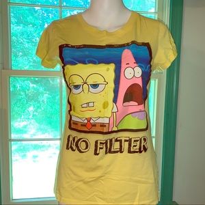 LN Spongebob “No Filter” Jr L /fit’s like a Jr M.